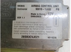 Recambio de centralita airbag para hyundai i20 i (pb, pbt) 1.2 referencia OEM IAM 95910-1J400  5WK43928