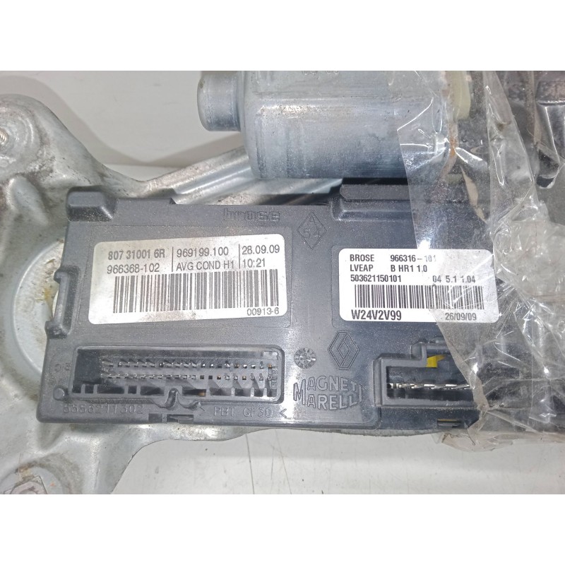 Recambio de elevalunas electrico delantero izquierdo para renault megane iii grandtour (kz0/1) 1.5 dci (kz1m, kz1w, kz0r) refere