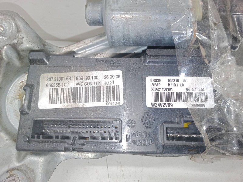 Recambio de elevalunas electrico delantero izquierdo para renault megane iii grandtour (kz0/1) 1.5 dci (kz1m, kz1w, kz0r) refere