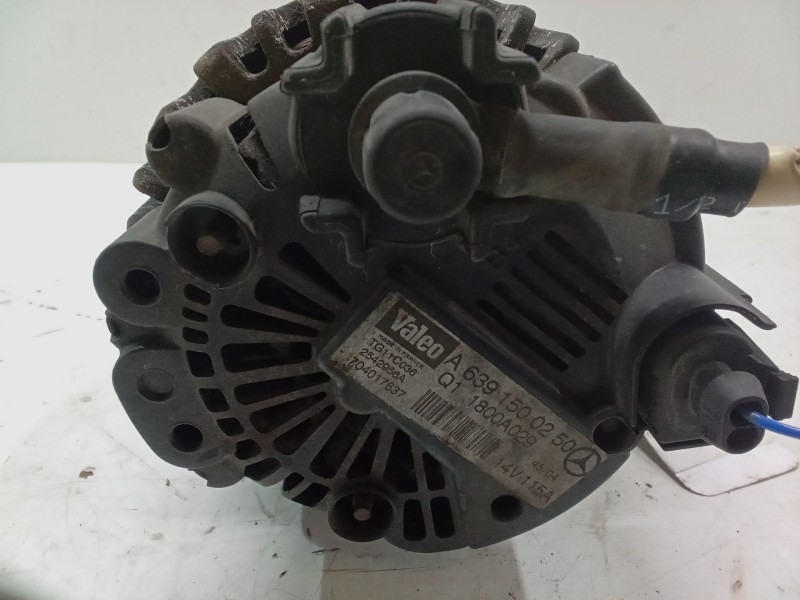 Recambio de alternador para smart forfour (454) 1.5 cdi (454.001) referencia OEM IAM A6391500250 TG11C036 2542956A