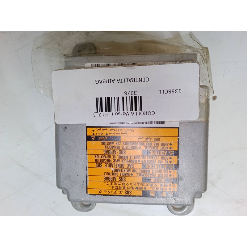 Recambio de centralita airbag para toyota corolla verso (_e12_) 1.8 vvt-i (zze122_) referencia OEM IAM   