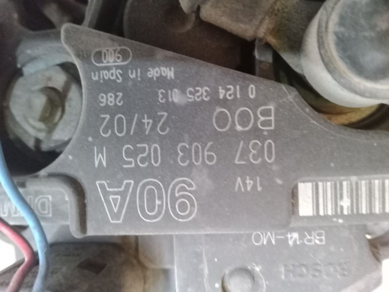 Recambio de alternador para seat ibiza ii (6k1) 1.4 16v referencia OEM IAM 037903025M  0124325013