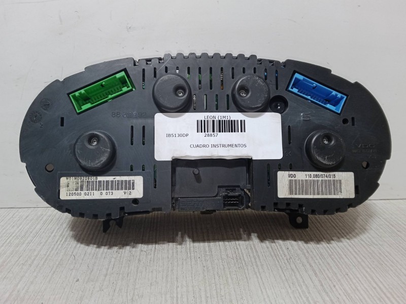Recambio de cuadro instrumentos para seat leon (1m1) 1.9 tdi referencia OEM IAM W01M0920801B  