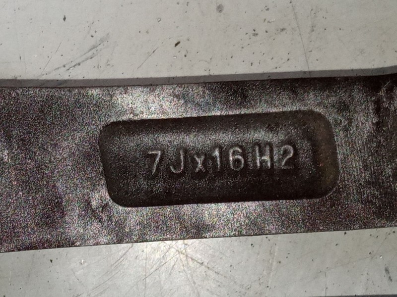 Recambio de llanta aluminio 16´´ para fiat stilo van (192_) 1.9 jtd (192dxe1a) referencia OEM IAM 7JX16H2  