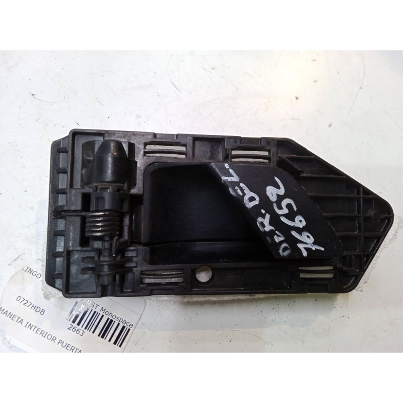 Recambio de maneta interior puerta delantera derecha para citroën berlingo / berlingo first monospace (mf_, gjk_, gfk_) 1.6 hdi 