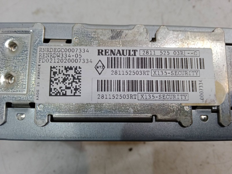 Recambio de radio cd para renault modus / grand modus (f/jp0_) 1.5 dci 90 referencia OEM IAM   