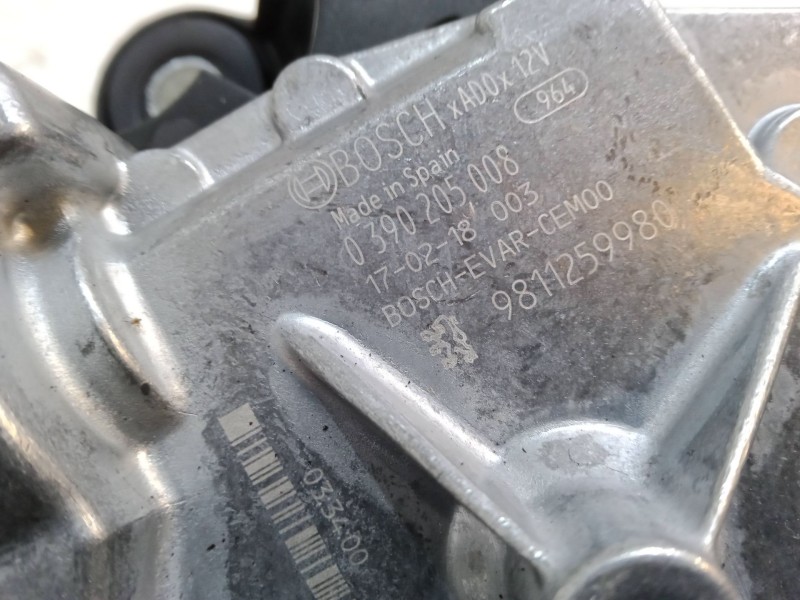 Recambio de motor limpia delantero para peugeot 3008 suv (mc_, mr_, mj_, m4_) 1.2 thp/ puretech 130 (mrhnsm, mrhnsu, mrhnsj, mrh