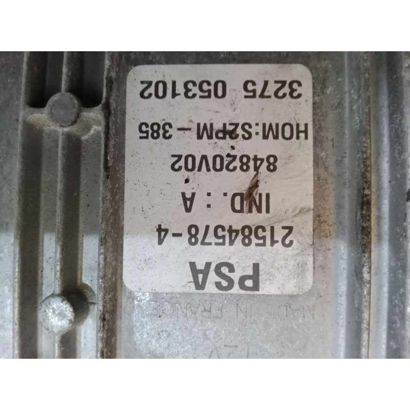 Recambio de centralita motor uce para citroën c2 (jm_) 1.4 referencia OEM IAM 9642222380 S2PM-385 9653106180