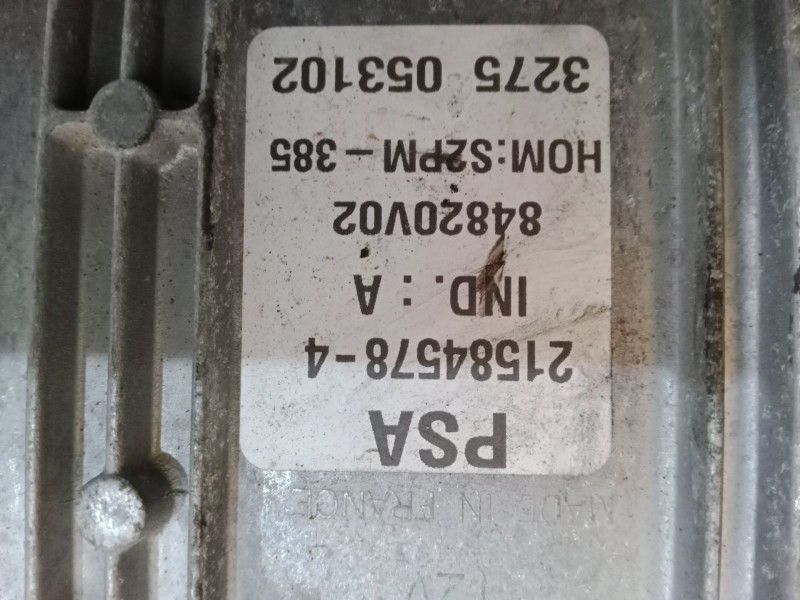 Recambio de centralita motor uce para citroën c2 (jm_) 1.4 referencia OEM IAM 9642222380 S2PM-385 9653106180