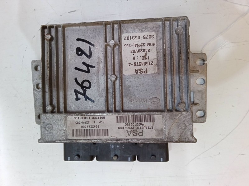 Recambio de centralita motor uce para citroën c2 (jm_) 1.4 referencia OEM IAM 9642222380 S2PM-385 9653106180