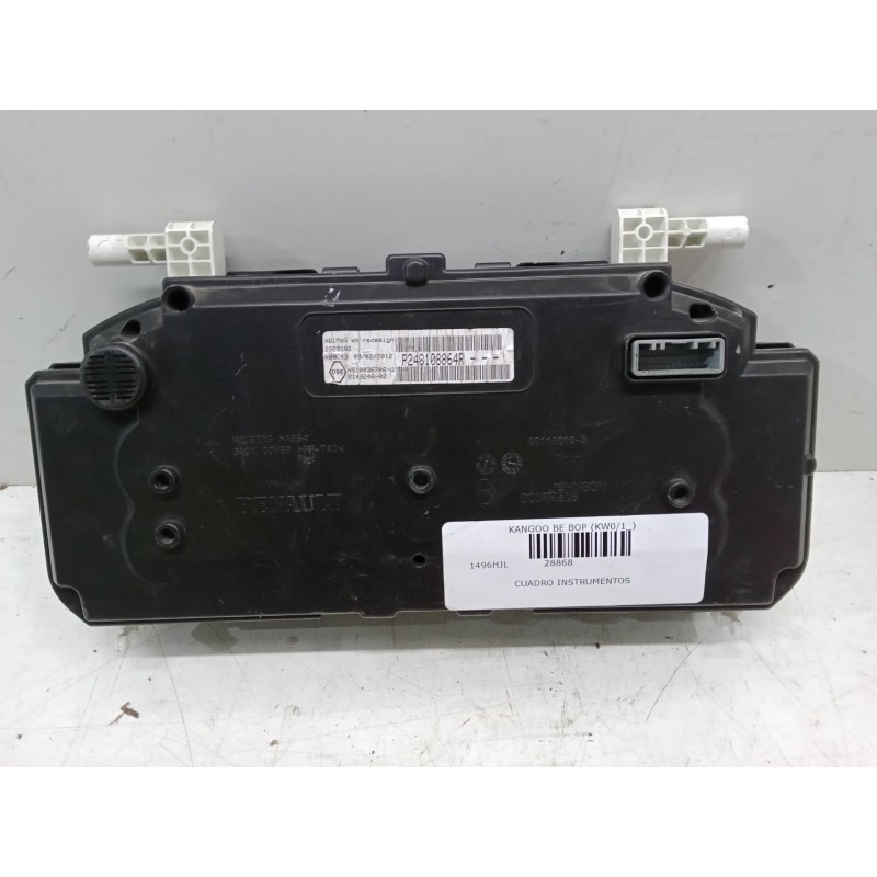 Recambio de cuadro instrumentos para renault kangoo be bop (kw0/1_) 1.5 dci 75 referencia OEM IAM P248108864R  