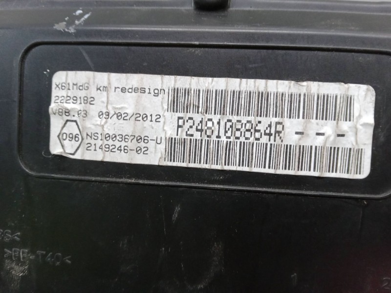 Recambio de cuadro instrumentos para renault kangoo be bop (kw0/1_) 1.5 dci 75 referencia OEM IAM P248108864R  