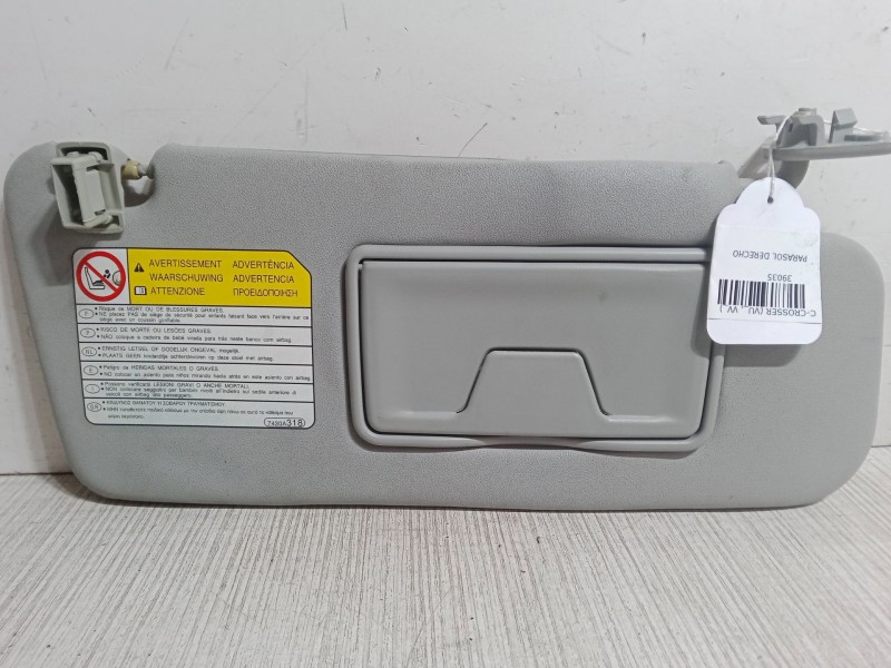 Recambio de parasol derecho para citroën c-crosser (vu_, vv_) 2.2 hdi referencia OEM IAM   