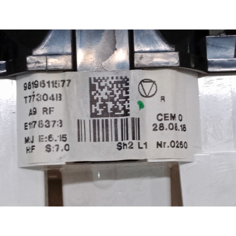 Recambio de mando calefaccion / a/a para peugeot 208 i (ca_, cc_) 1.2 vti 82 referencia OEM IAM 9819611577  