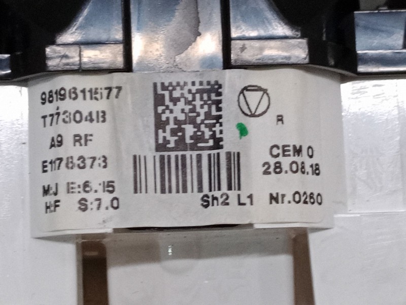 Recambio de mando calefaccion / a/a para peugeot 208 i (ca_, cc_) 1.2 vti 82 referencia OEM IAM 9819611577  