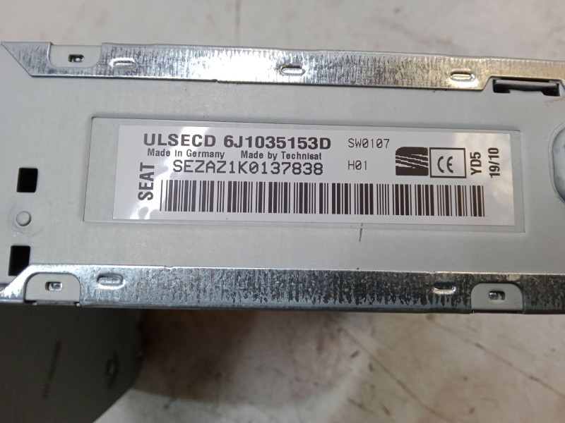 Recambio de radio cd para seat ibiza iv sc (6j1, 6p5) 1.4 tdi referencia OEM IAM   