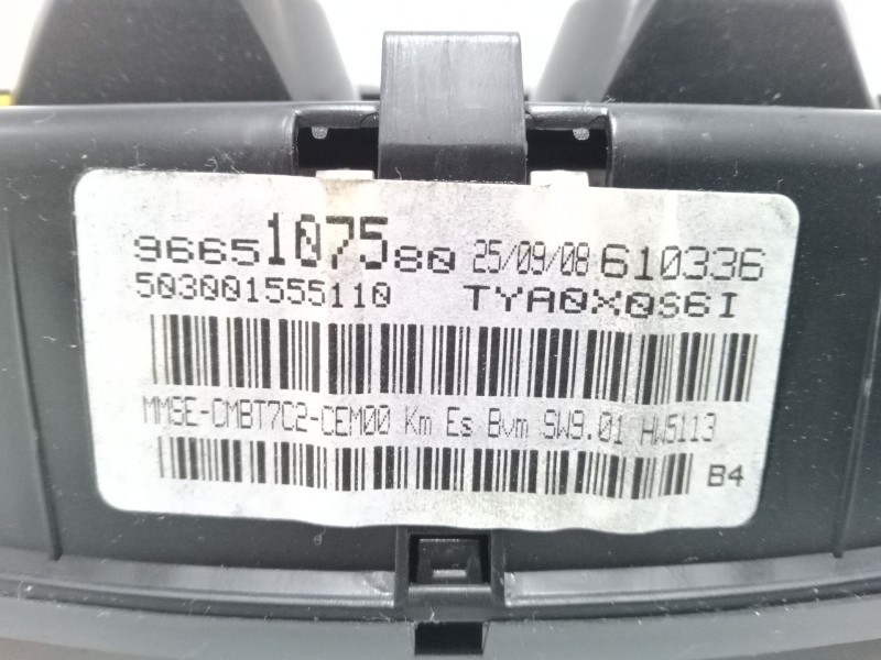 Recambio de cuadro instrumentos para peugeot 308 cc (4b_) 1.6 16v referencia OEM IAM 9665107580  503001555110