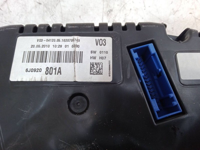 Recambio de cuadro instrumentos para seat ibiza iv sc (6j1, 6p5) 1.4 tdi referencia OEM IAM 6J0920801A  A2C53349080