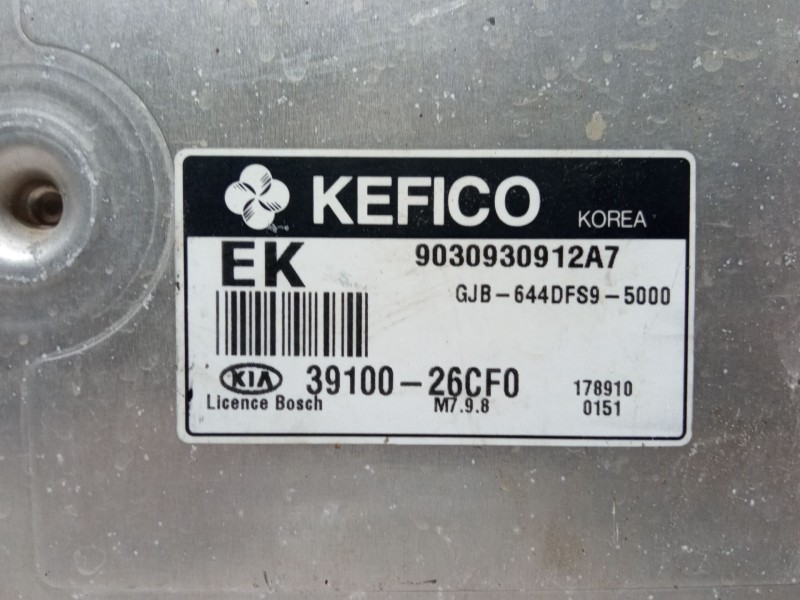 Recambio de centralita motor uce para kia rio ii (jb) 1.4 16v referencia OEM IAM 9030930912A73910026CF0  