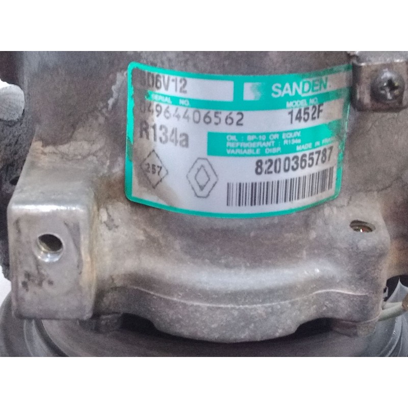 Recambio de compresor a/a para nissan micra iii (k12) 1.5 dci referencia OEM IAM 8200365787  SD6V12 1452F
