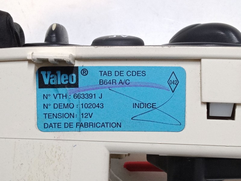 Recambio de mando calefaccion / a/a para renault megane i classic (la0/1_) 1.4 16v (la0d, la1h, la0w, la10) referencia OEM IAM  