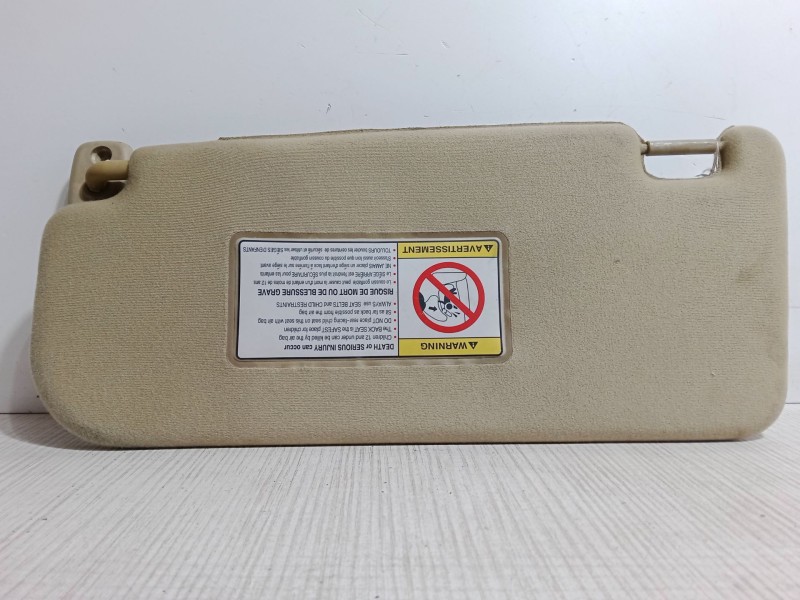 Recambio de parasol derecho para ssangyong rodius i 2.7 xdi referencia OEM IAM   