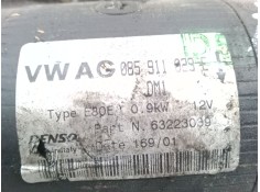 Recambio de motor arranque para seat arosa (6h1) 1.0 referencia OEM IAM 085911023E  63223039