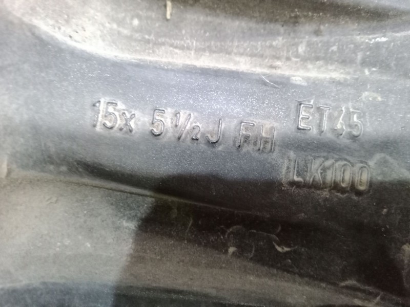 Recambio de llanta alumino 15´´ para suzuki swift iii (mz, ez) 1.3 ddis (rs 413d) referencia OEM IAM 15X51/2JFHET45  