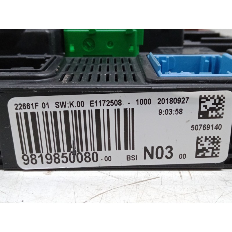 Recambio de bsi para peugeot 208 i (ca_, cc_) 1.2 vti 82 referencia OEM IAM 9819850080-00  