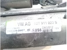 Recambio de motor arranque para skoda fabia ii (542) 1.2 referencia OEM IAM 02T911023S  D6GS12