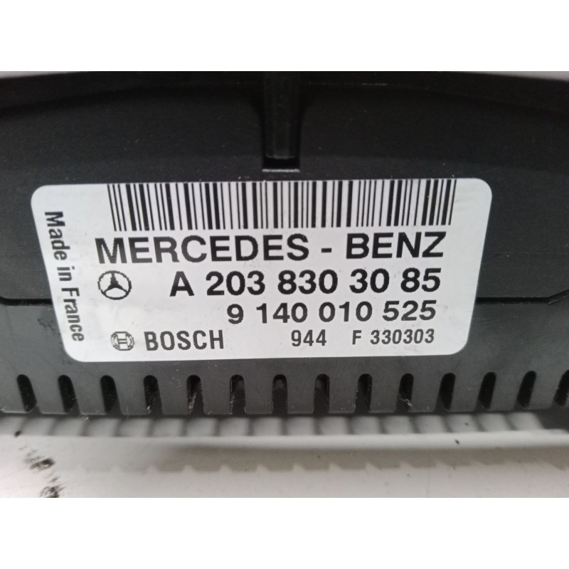 Recambio de mando climatizador para mercedes-benz clase c (w203) c 220 cdi (203.008) referencia OEM IAM A2038303085  9140010525