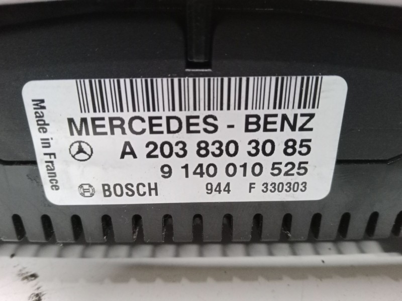 Recambio de mando climatizador para mercedes-benz clase c (w203) c 220 cdi (203.008) referencia OEM IAM A2038303085  9140010525