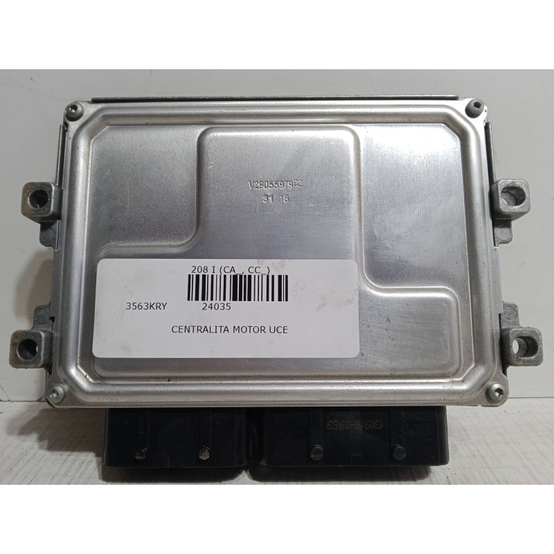 Recambio de centralita motor uce para peugeot 208 i (ca_, cc_) 1.2 vti 82 referencia OEM IAM 9829598880 9815037580 A2C1892110101