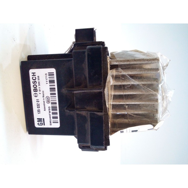 Recambio de resistencia calefaccion para opel zafira tourer c (p12) 1.4 lpg (75) referencia OEM IAM 13503201  F011500056