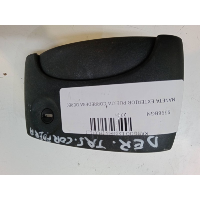 Recambio de maneta exterior puerta corredera derecha para renault kangoo express (fc0/1_) 1.2 (fc01, fc0a, fc0f) referencia OEM 