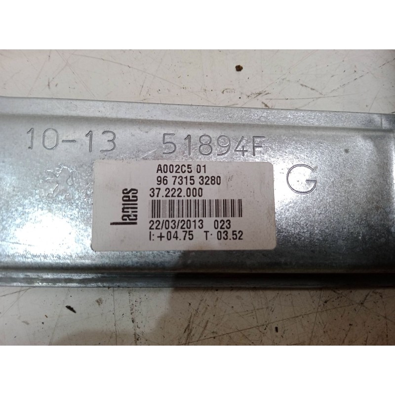 Recambio de elevalunas electrico delantero izquierdo para peugeot 208 i (ca_, cc_) 1.2 vti 82 referencia OEM IAM A002C5019674254