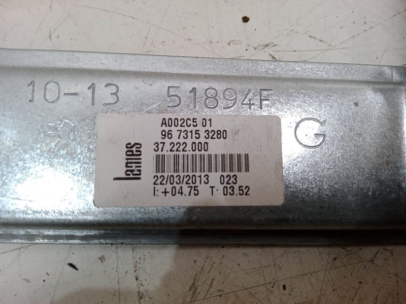 Recambio de elevalunas electrico delantero izquierdo para peugeot 208 i (ca_, cc_) 1.2 vti 82 referencia OEM IAM A002C5019674254