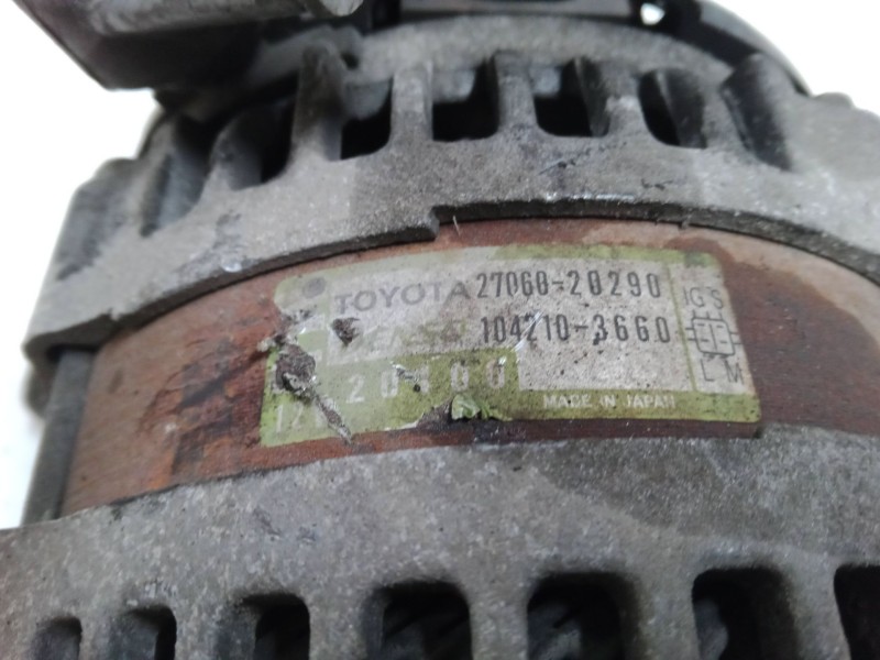 Recambio de alternador para lexus rx (_u3_) 300 (mcu35_) referencia OEM IAM 2706020290  1042103660