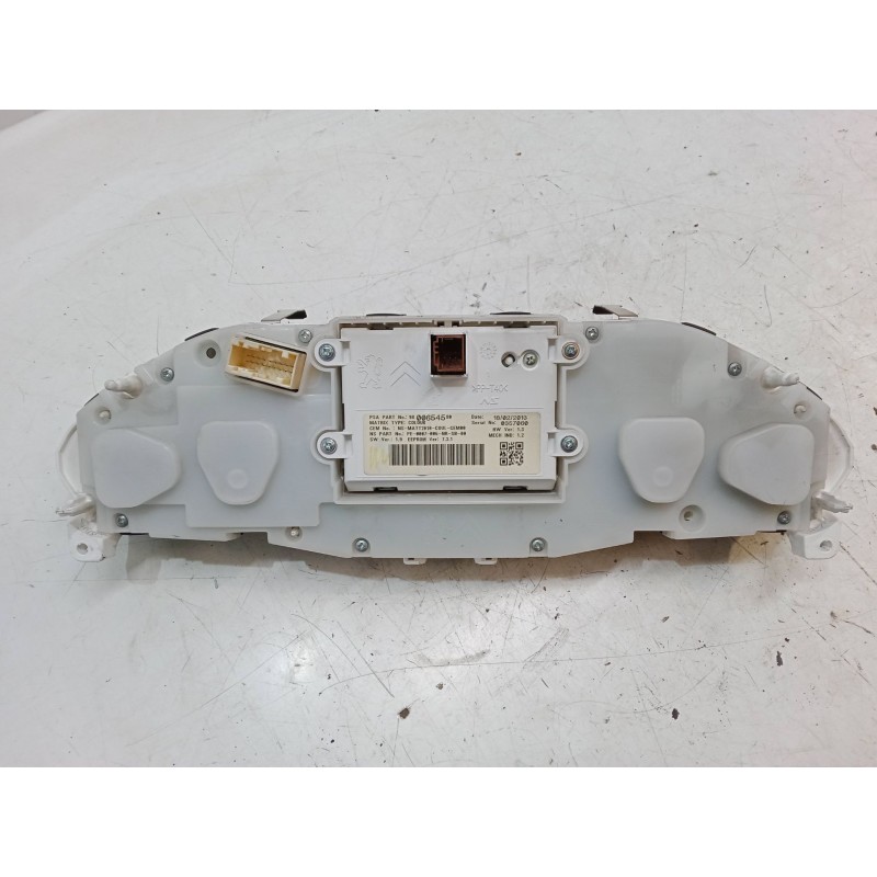 Recambio de cuadro instrumentos para peugeot 208 i (ca_, cc_) 1.2 vti 82 referencia OEM IAM 9800654580  PE-0007-006-NR-SB-00