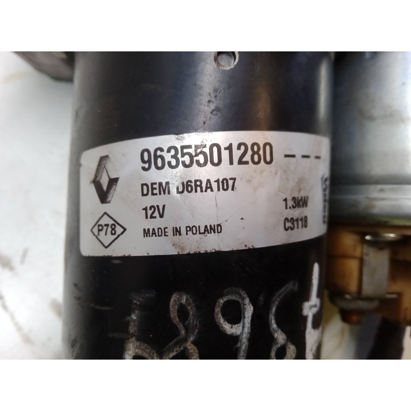 Recambio de motor arranque para renault laguna ii (bg0/1_) 3.0 v6 24v (bg01, bg02, bg0d, bg0y) referencia OEM IAM DEMD6RA107  