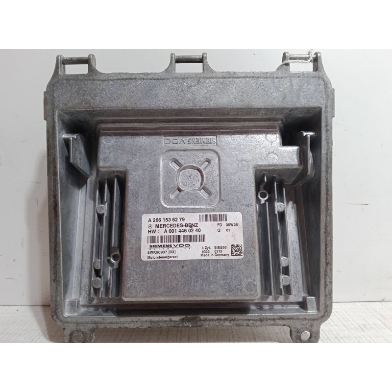 Recambio de centralita motor uce para mercedes-benz clase a (w169) a 170 (169.032, 169.332) referencia OEM IAM A2661536279  