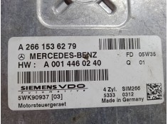 Recambio de centralita motor uce para mercedes-benz clase a (w169) a 170 (169.032, 169.332) referencia OEM IAM A2661536279  