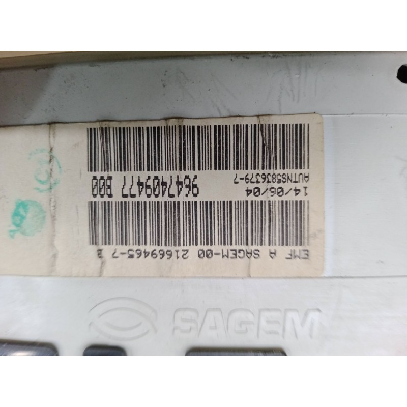 Recambio de pantalla interior reloj para citroën c2 (jm_) 1.1 referencia OEM IAM 941011J605  216694657B