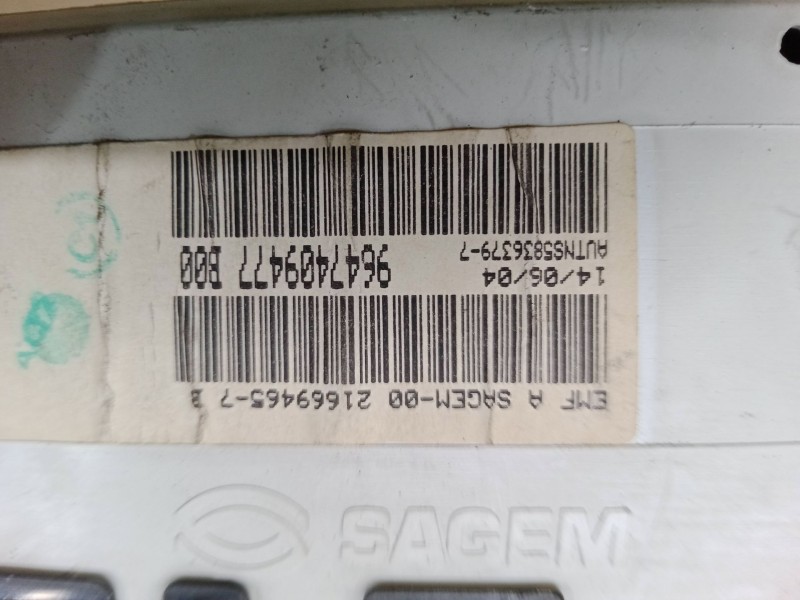 Recambio de pantalla interior reloj para citroën c2 (jm_) 1.1 referencia OEM IAM 941011J605  216694657B