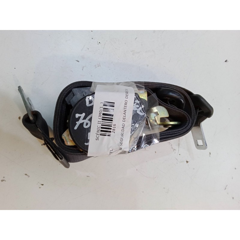 Recambio de cinturon seguridad delantero derecho para renault scénic ii (jm0/1_) 1.6 16v (jm1r) referencia OEM IAM   