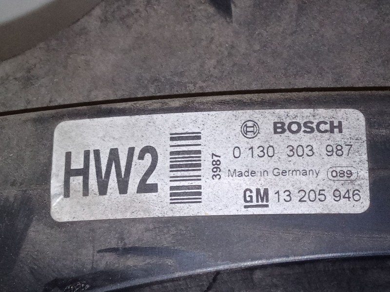 Recambio de electroventilador para opel astra h (a04) 1.4 (l48) referencia OEM IAM 13205946  0130303987