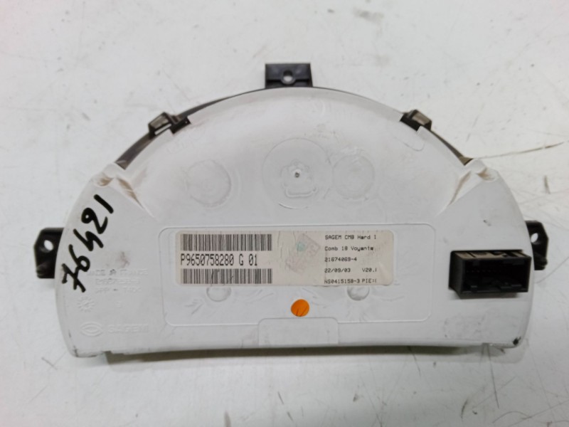 Recambio de cuadro instrumentos para citroën c2 (jm_) 1.4 referencia OEM IAM P9650758280G01  216740694