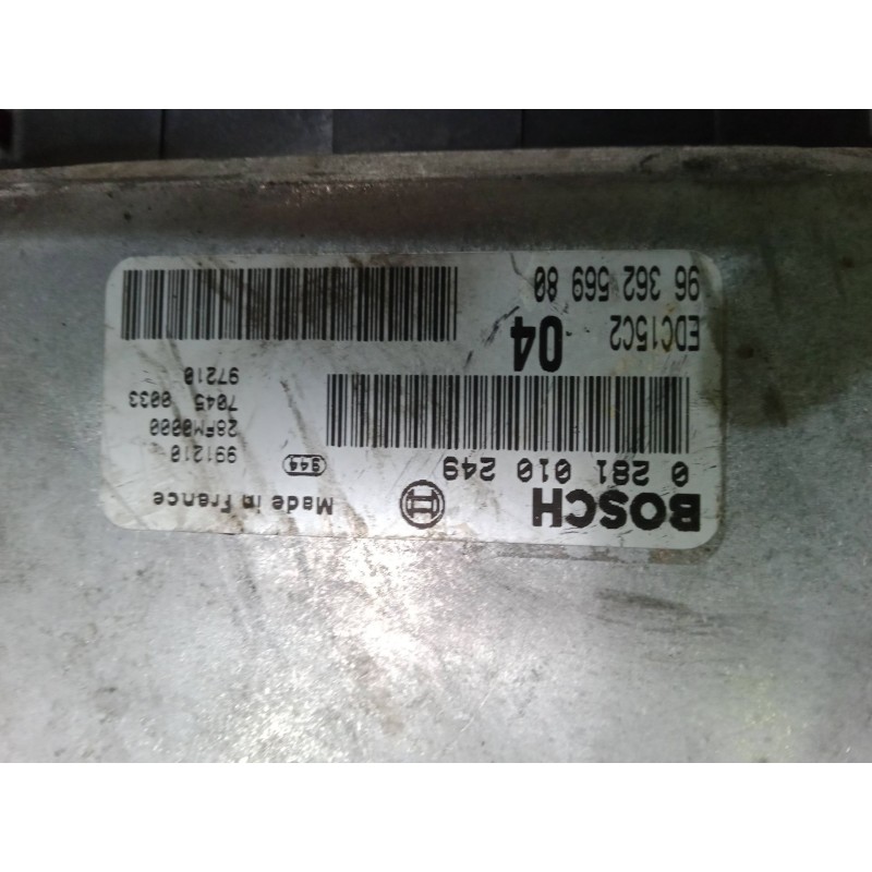 Recambio de centralita motor uce para citroën xsara break (n2) 2.0 hdi 90 referencia OEM IAM 9636256980 EDC15C2 04 0281010249
