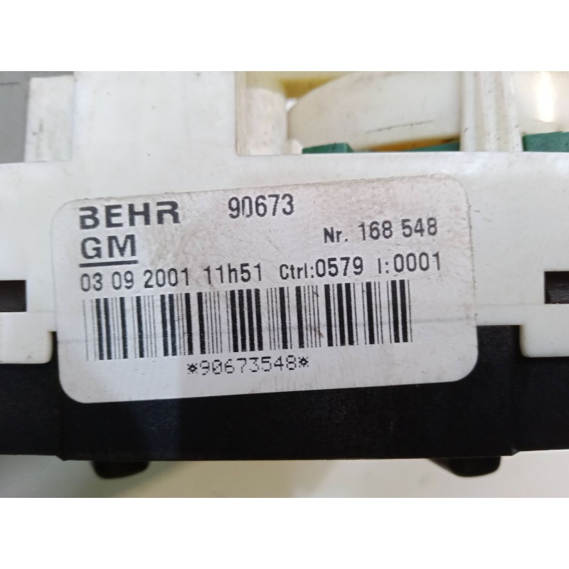 Recambio de mando calefaccion / a/a para opel astra g sedán (t98) 2.0 16v (f69) referencia OEM IAM 90673  