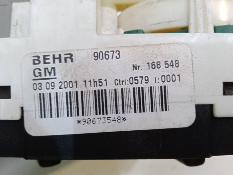 Recambio de mando calefaccion / a/a para opel astra g sedán (t98) 2.0 16v (f69) referencia OEM IAM 90673  